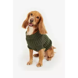 Barbour pulover pentru cățel Saltburn Dog Jumper culoarea verde imagine