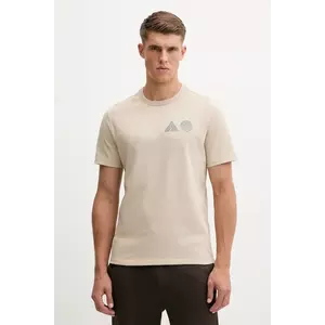BOGNER Fire+Ice tricou din bumbac ADO culoarea bej, cu imprimeu, 54369760 imagine