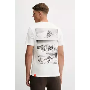 BOGNER Fire+Ice tricou din bumbac ADO culoarea bej, cu imprimeu, 54369760 imagine