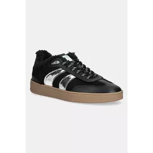 Crime London sneakers din piele WEMBLEY culoarea negru, 25251AA8 imagine