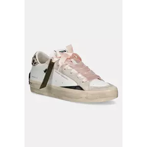 Crime London sneakers din piele SK8 DELUXE WEDGE culoarea alb, 25191AA8 imagine