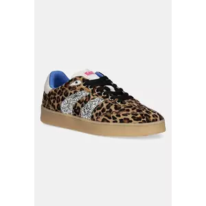 Crime London sneakers din piele WEMBLEY culoarea maro, 25250AA8 imagine