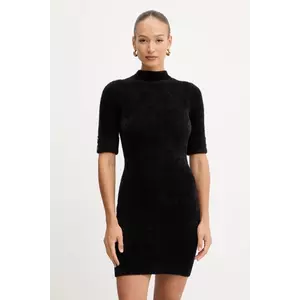 Morgan rochie RMORIK culoarea maro, mini, mulată, RMORIK imagine