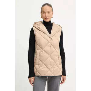 Weekend Max Mara vestă de puf FRUTTO culoarea bej, de iarnă, 2525296012600 imagine