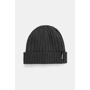 Jack Wolfskin pălărie din amestec de lână RIB KNIT culoarea verde, 1907122 imagine