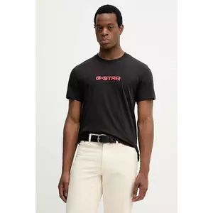 G-Star tricou din bumbac culoarea negru, cu imprimeu, D26832.D975 imagine