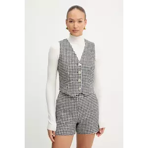 Morgan vestă culoarea bleumarin, un singur rând de nasturi, CJEAN.F imagine