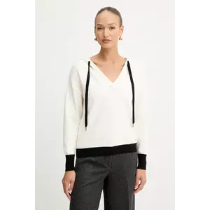 Morgan pulover culoarea bej, MARTINE imagine