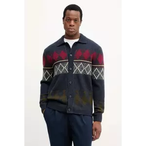 Marc O'Polo cardigan din amestec de lână culoarea bleumarin, 5000007330 imagine