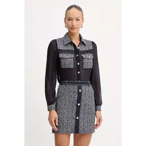 Morgan cămașă culoarea bleumarin, cu guler clasic, regular, COSCAR imagine