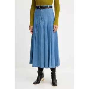 Weekend Max Mara fustă jeans OPUNZIA maxi, evazați, 2525106016600 imagine