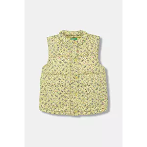 United Colors of Benetton vestă copii culoarea galben, 2V3YGJ00O imagine