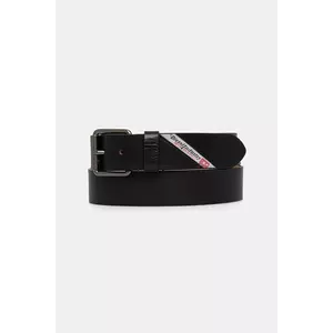 Diesel curea de piele DIESEL LOGO B-FLAG culoarea negru, X10306.PR271 imagine