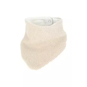 Jamiks fular copii MERINOSKA culoarea bej, neted, JZH407 imagine