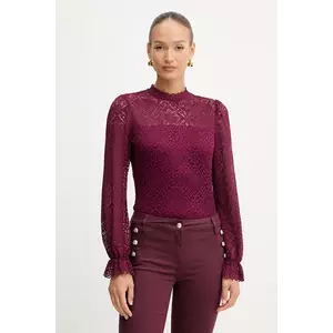 Morgan bluză TYRIA culoarea bleumarin, uni, TYRIA imagine