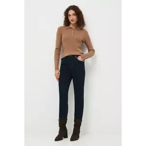 Medicine jeansi culoarea albastru marin imagine