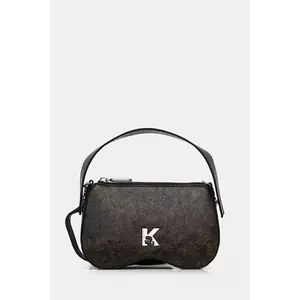 Karl Lagerfeld Jeans poșetă culoarea maro, A4W30282 imagine