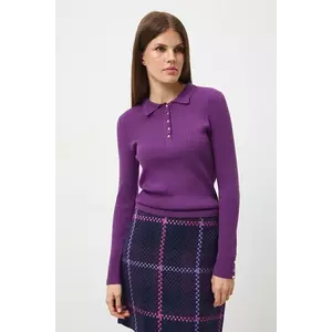 Medicine pulover culoarea violet imagine