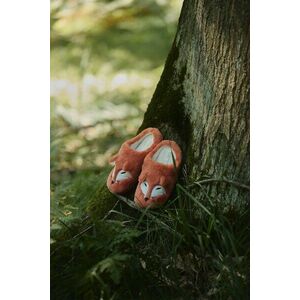 Medicine papuci de casa culoarea portocaliu imagine