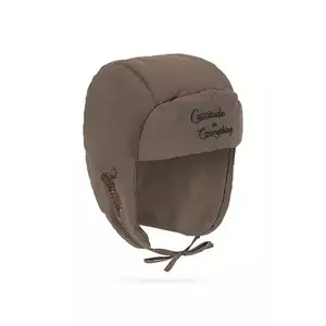 Konges Sløjd căciulă bebe JUNO HAT culoarea maro, KS103486 imagine