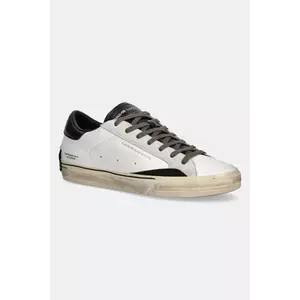 Crime London sneakers din piele DISTRESSED 2.0 culoarea alb, 11075AA8 imagine