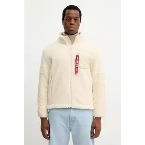 Alpha Industries bluză culoarea bej, uni, 148118.16 imagine