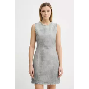 Won Hundred rochie jeans culoarea gri, mini, mulată, 3679-15049 imagine