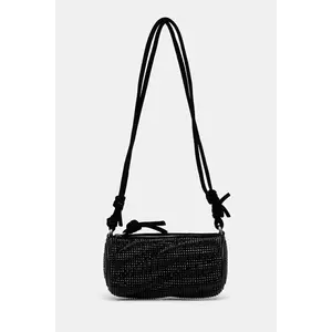 Fiorucci poșetă Suede Rhinestone Micro Mella culoarea negru, U01FMASL005LE05BK01 imagine