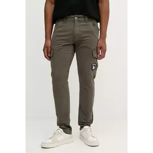 Alpha Industries pantaloni culoarea verde, cu fason cargo, 178207.136 imagine