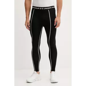 Under Armour leggins de antrenament Cold Weather Grid culoarea negru, uni, 6007128 imagine