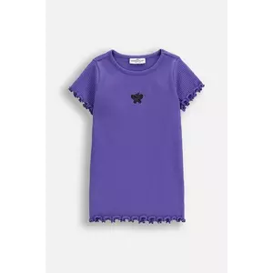 Coccodrillo tricou copii culoarea violet, RAVE GIRL KIDS imagine