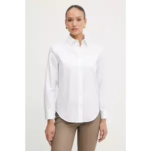 MM cămașă din bumbac DIONEA culoarea alb, cu guler clasic, regular, 2526116027600 imagine