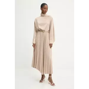 Answear.LAB rochie culoarea negru, maxi, evazati imagine