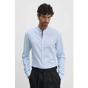 Lindbergh camasa barbati, cu guler stand-up, slim, 30-203174A imagine