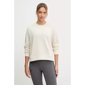 Under Armour bluză Rival Terry culoarea violet, cu imprimeu, 1389659 imagine