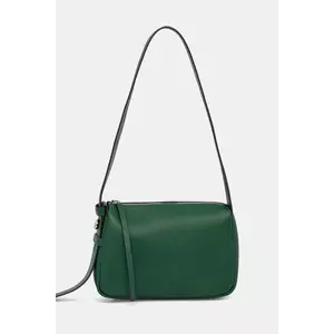 Tory Burch poșetă de piele Romy Small Shoulder culoarea verde, 176674.302 imagine