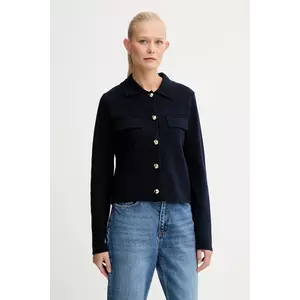 Morgan cardigan din amestec de lână culoarea bleumarin, light, MIMDIE imagine