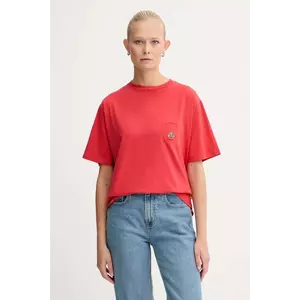 Bally tricou din bumbac culoarea roșu, WJE07E imagine