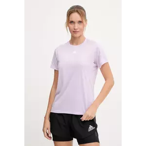 adidas Performance tricou de antrenament Aeroready Wourkout Essentials culoarea violet, JY4574 imagine
