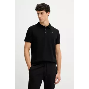Karl Lagerfeld tricou polo culoarea negru, uni, 554235.745022 imagine