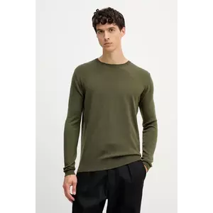 Karl Lagerfeld pulover de lână culoarea verde, light, 554399.655000 imagine