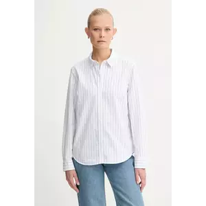 Levi's cămașă din bumbac culoarea alb, cu guler clasic, regular, 34574 imagine