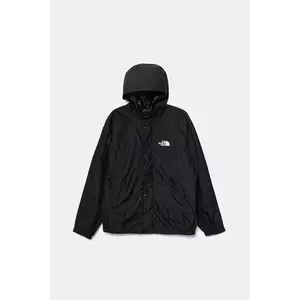 The North Face geaca copii TEEN MOUNTAIN WIND JACKET culoarea negru, NF0A8B80JK31 imagine