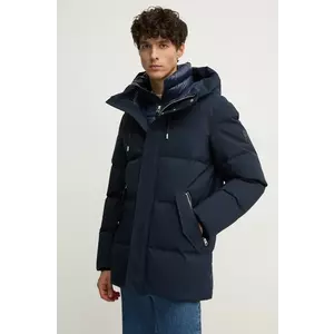 MACKAGE geaca de puf barbati, culoarea albastru marin, de iarna, GRAYDON imagine