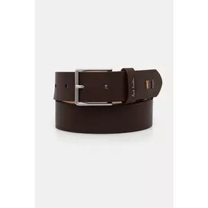 Paul Smith curea de piele culoarea maro, M1A-7946-NSTITC imagine