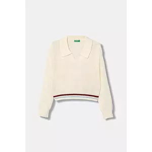 United Colors of Benetton pulover copii culoarea bej, 1270Q3009 imagine