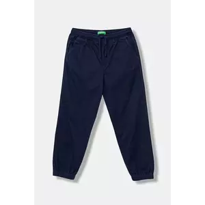 United Colors of Benetton pantaloni copii culoarea bleumarin, uni, 4RHPCF03L imagine