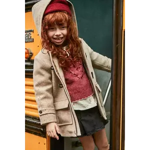 Mayoral fustă denim pentru copii culoarea negru, mini, evazați, 4901 imagine