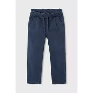 Mayoral pantaloni copii chinosy jogger culoarea bleumarin, uni, 4561 imagine