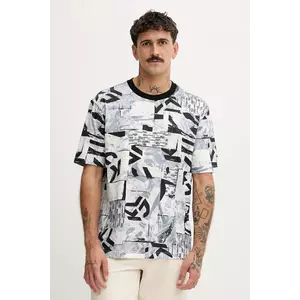 Karl Lagerfeld Jeans tricou din bumbac culoarea gri, cu imprimeu, A4M17031 imagine